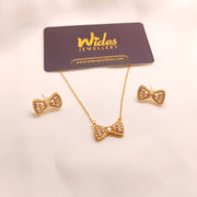 Dazzling Ribbon Locket Set for Girls/Women
