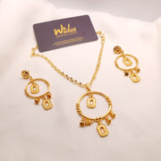 Round Hoop Locket Set for Girls/Women