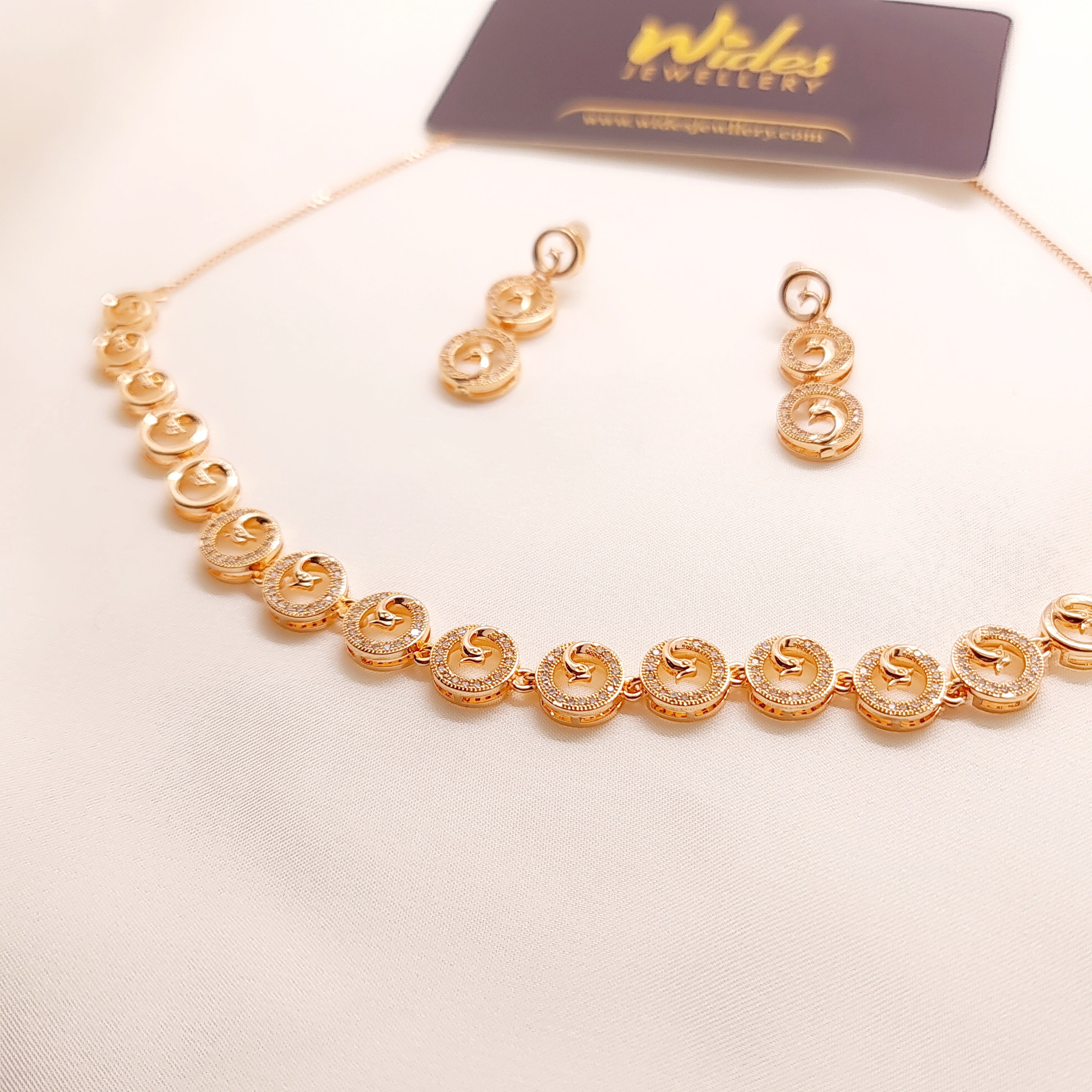 Aura Circle Necklace Set for Girls/Women