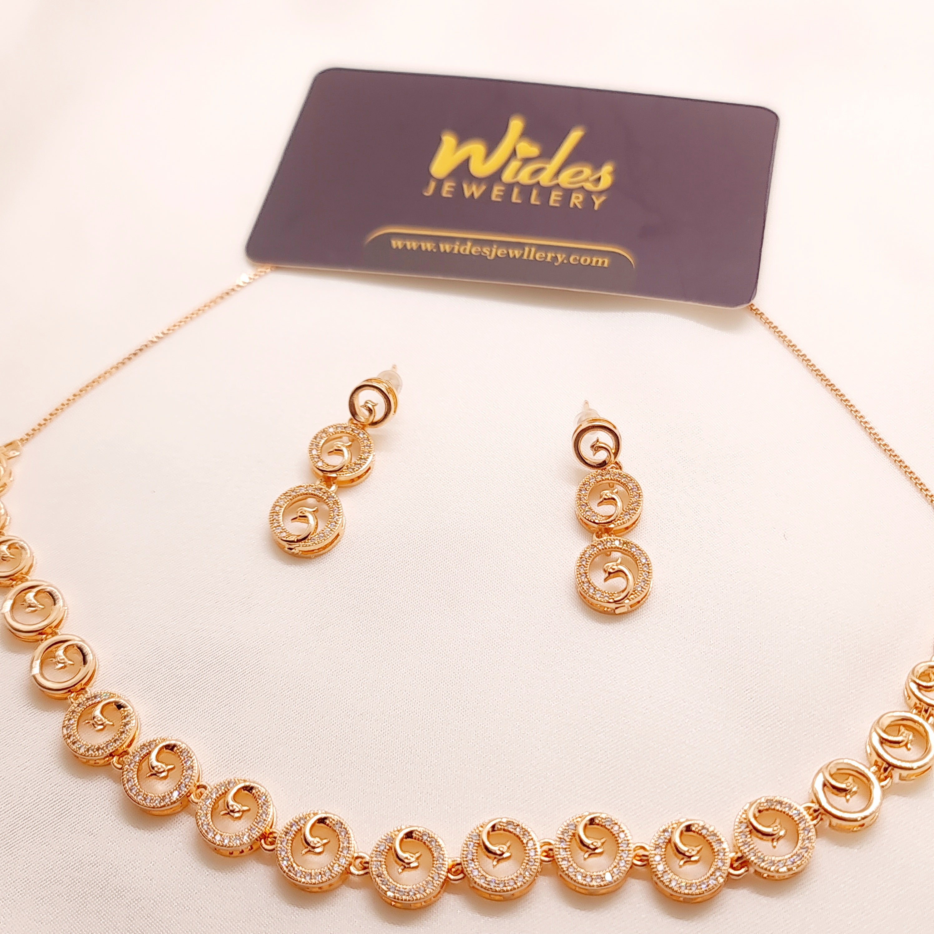 Aura Circle Necklace Set for Girls/Women