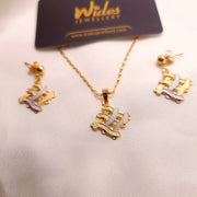 Woven Trellis Locket Set for Girls/Women