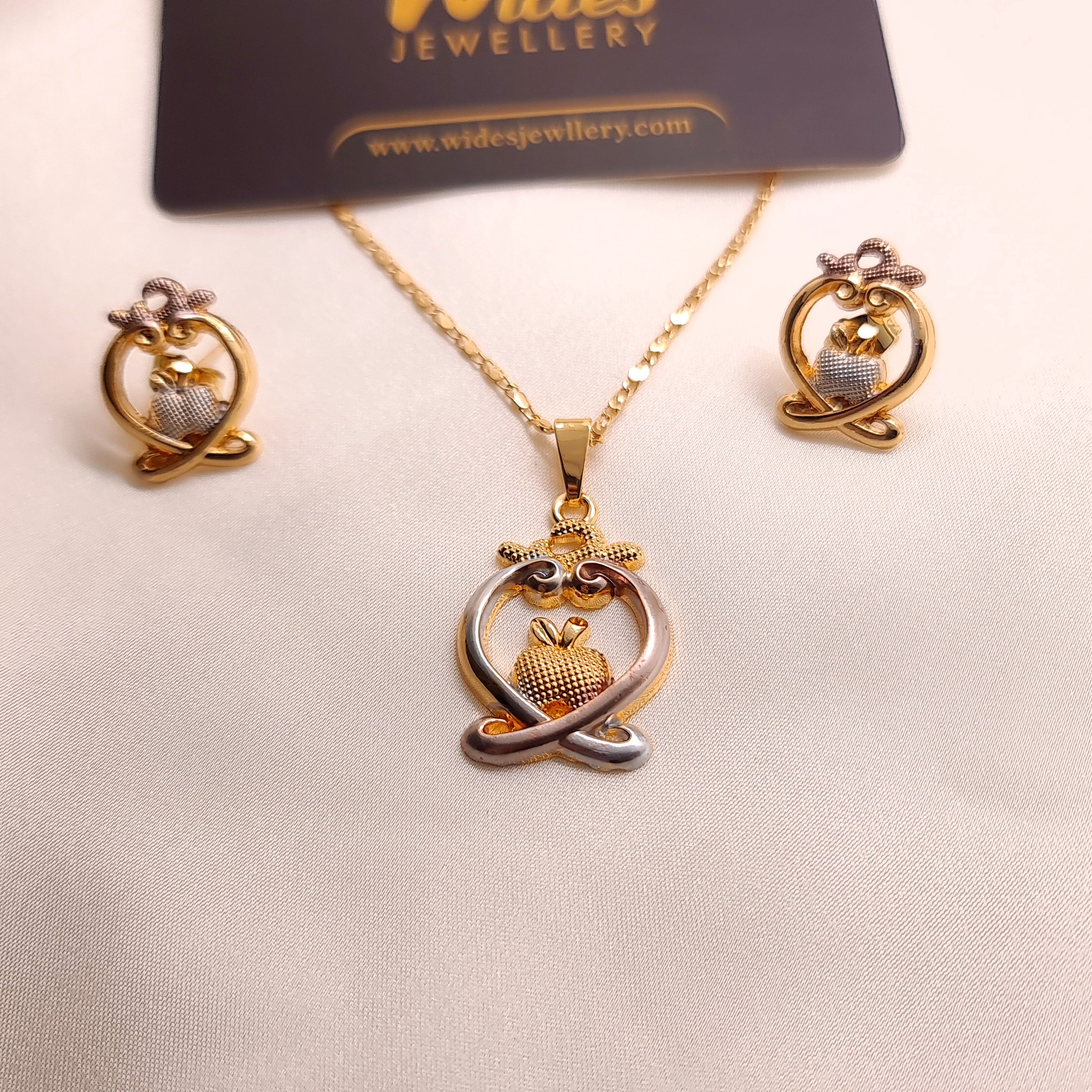 Entwined Heart Locket Set for Girls/Women