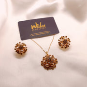 Amber Bloom Locket Set for Girls/Women