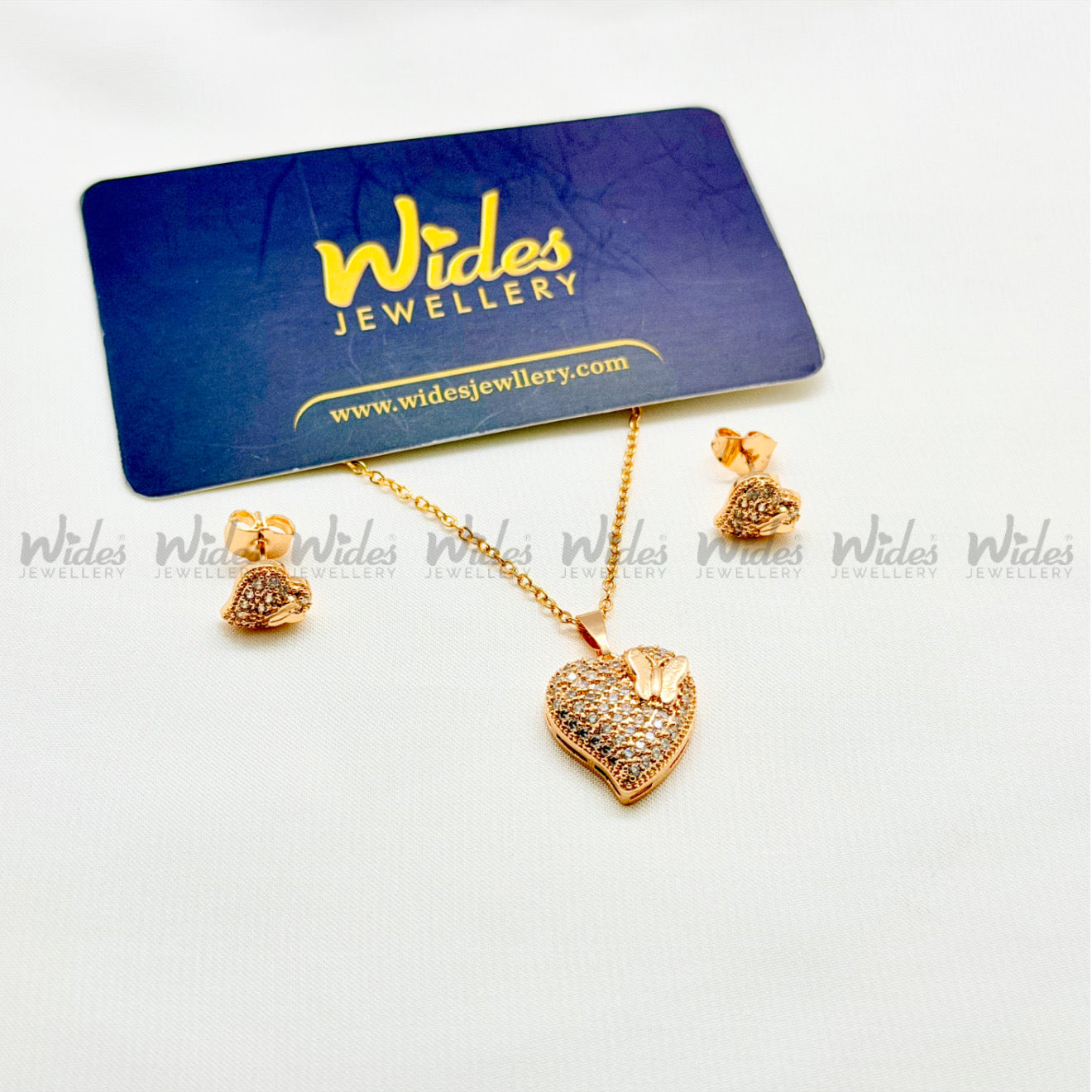 Butterfly in Heart Locket Set for Girls/Women