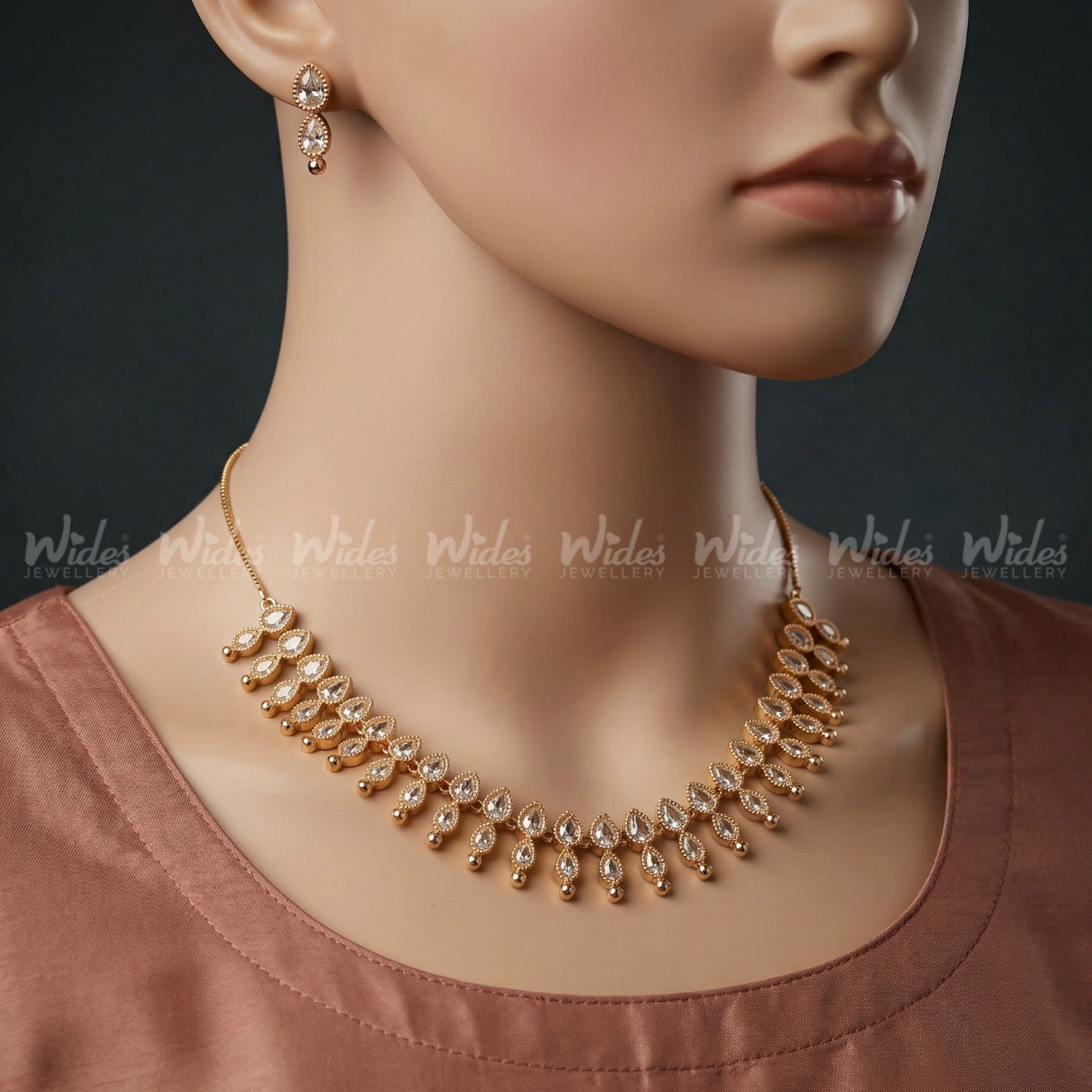 Royal Blossom Necklace Set for Girls/Women