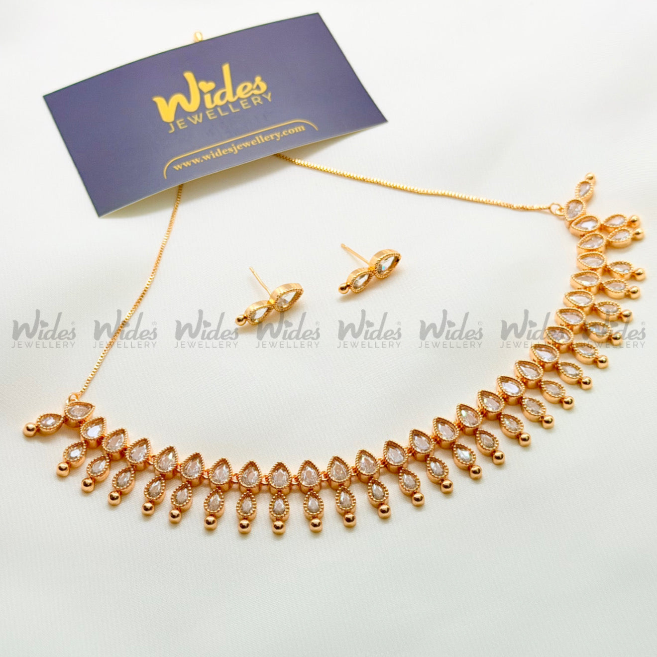 Royal Blossom Necklace Set for Girls/Women