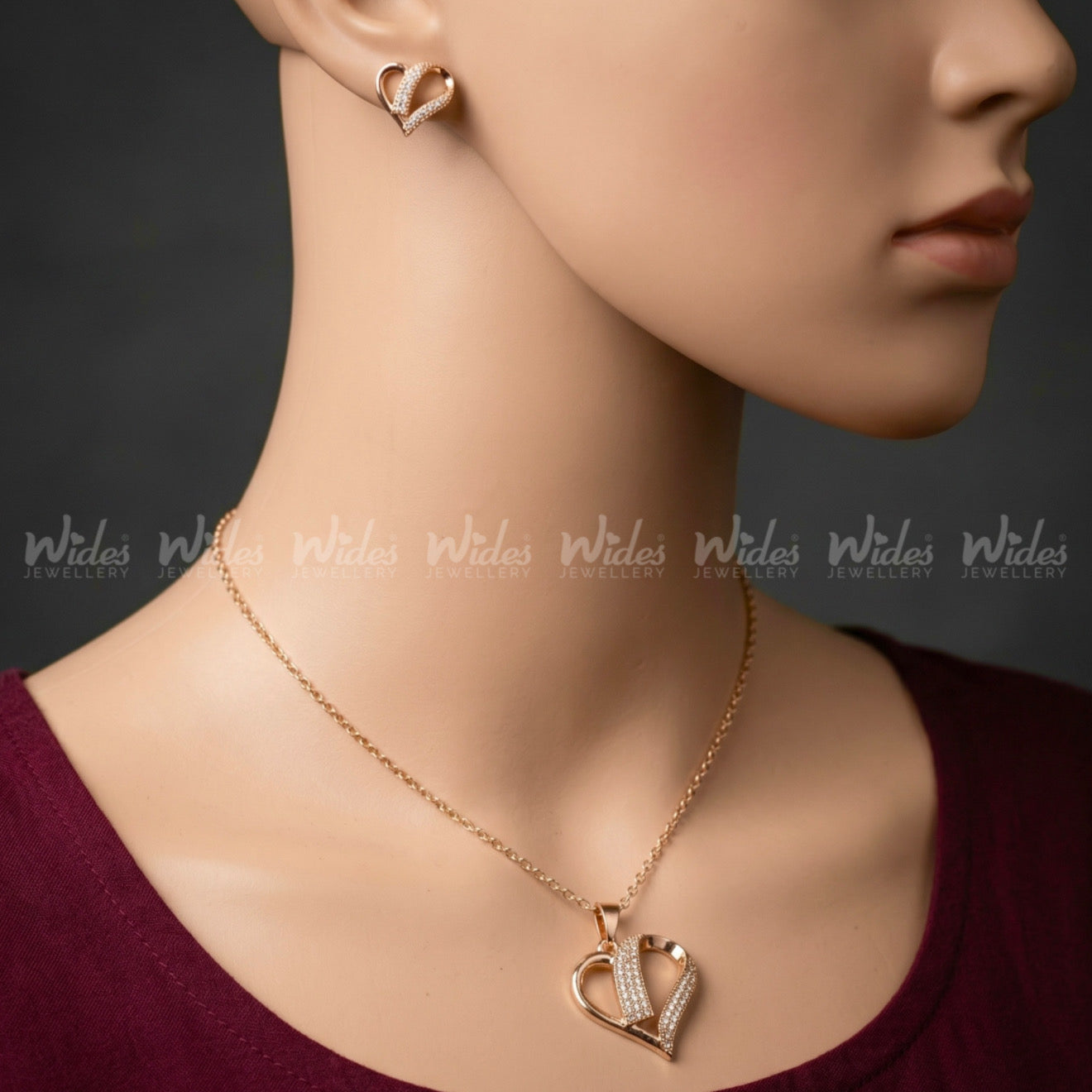 Eternal Heart Locket Set for Girls/Women