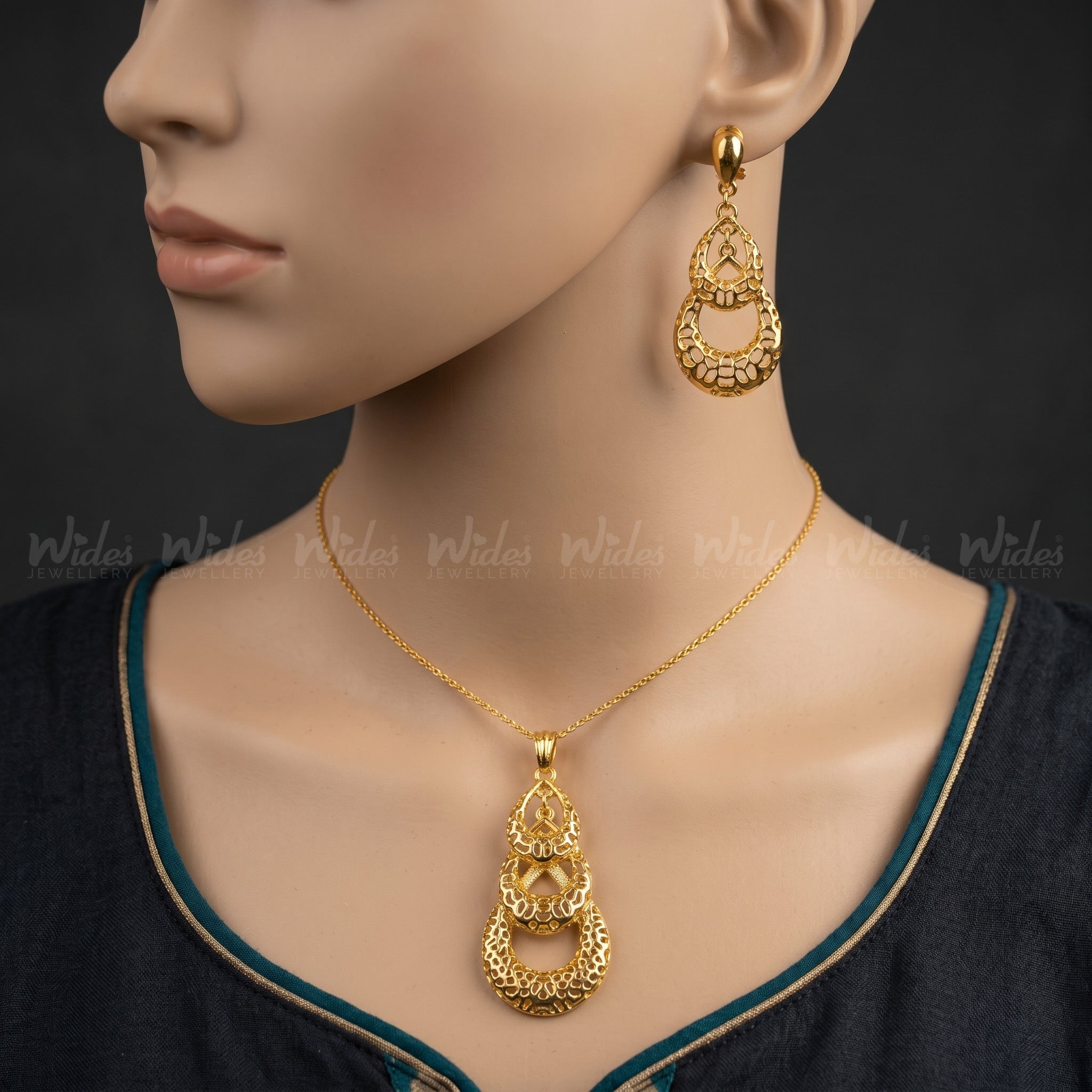 Royal Cascade Locket Set for Girls/Women