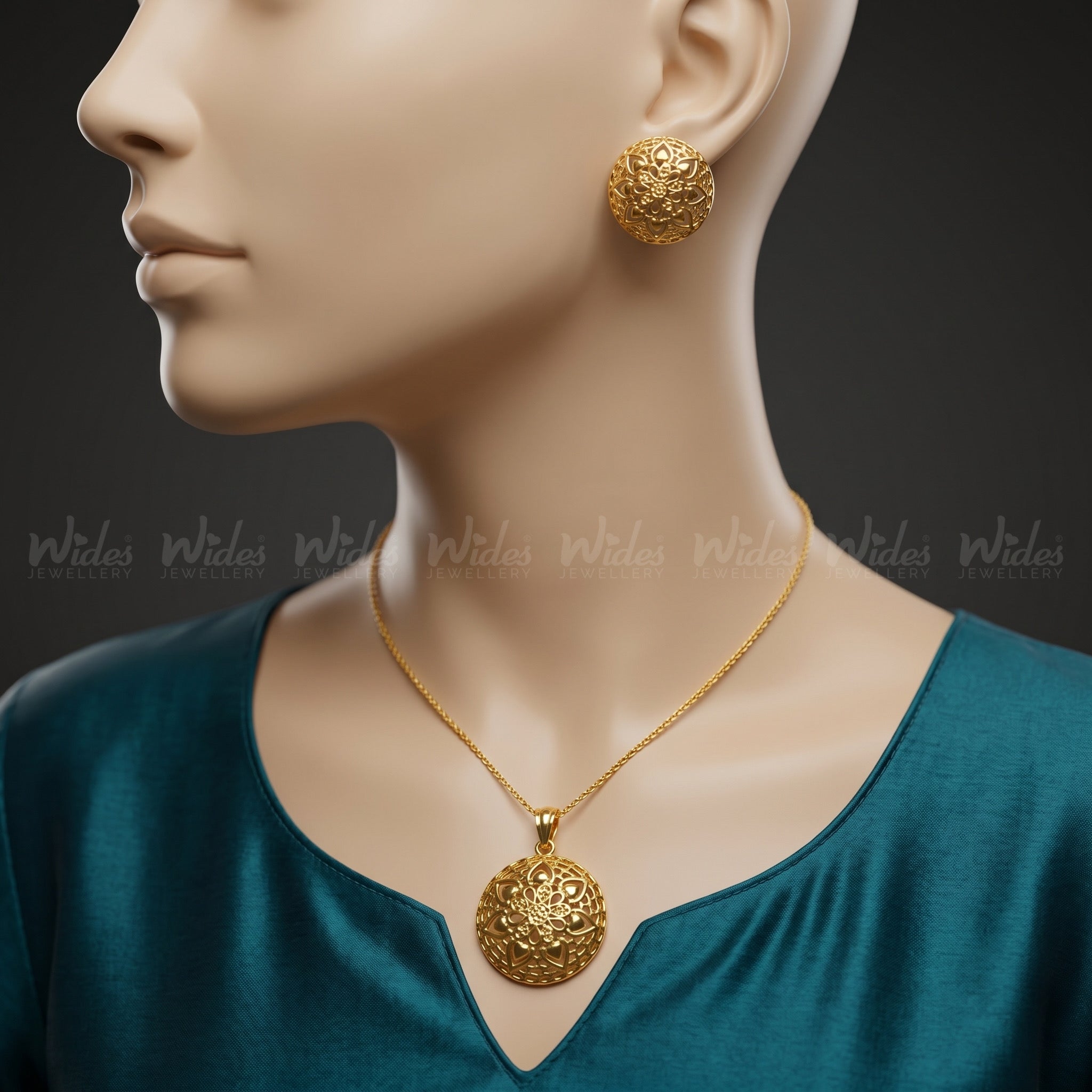 Mandala Locket Set for Girls/Women