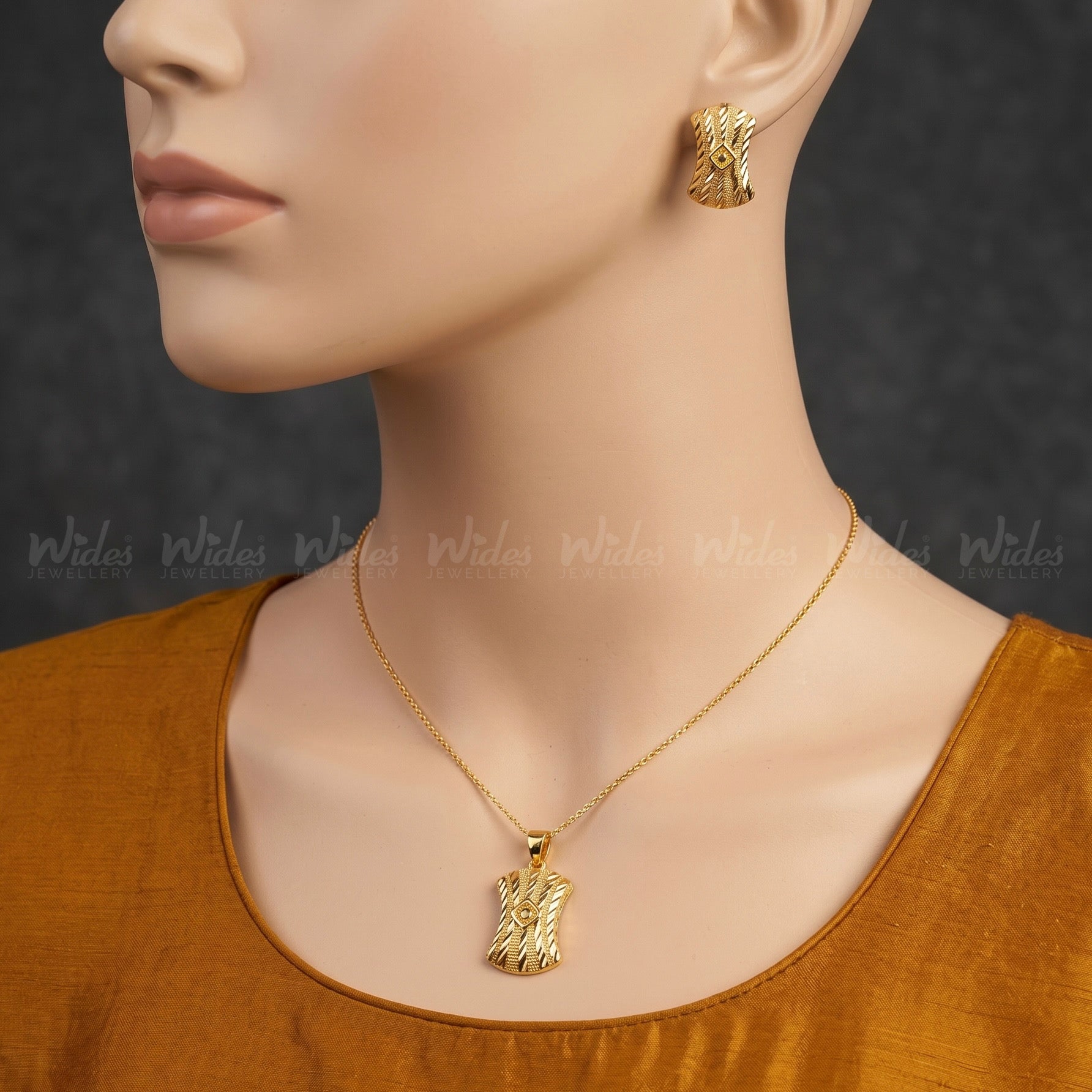 Prism Shield Locket Set for Girls/Women