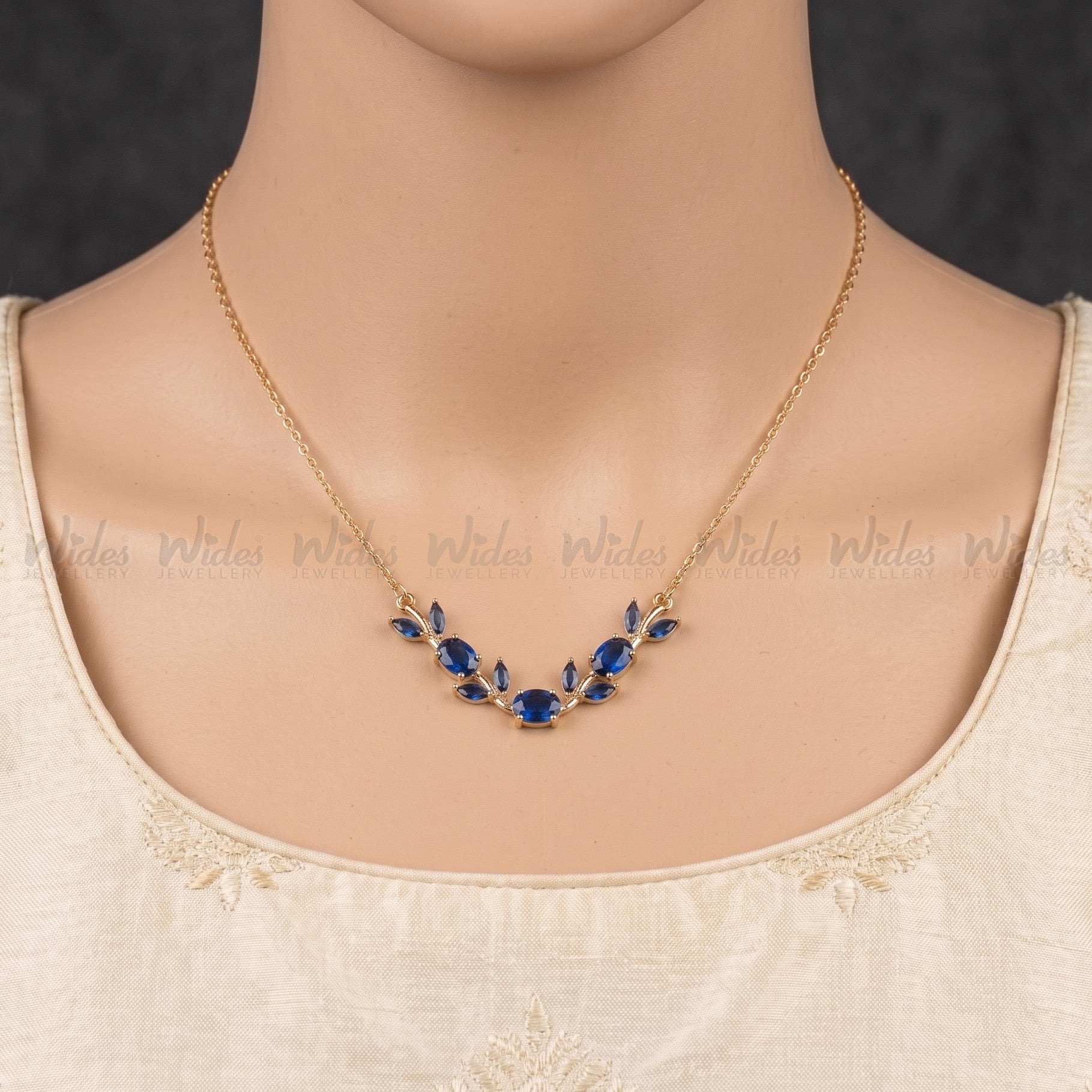 Gold-Plated Tulip Necklace for Girls/Women