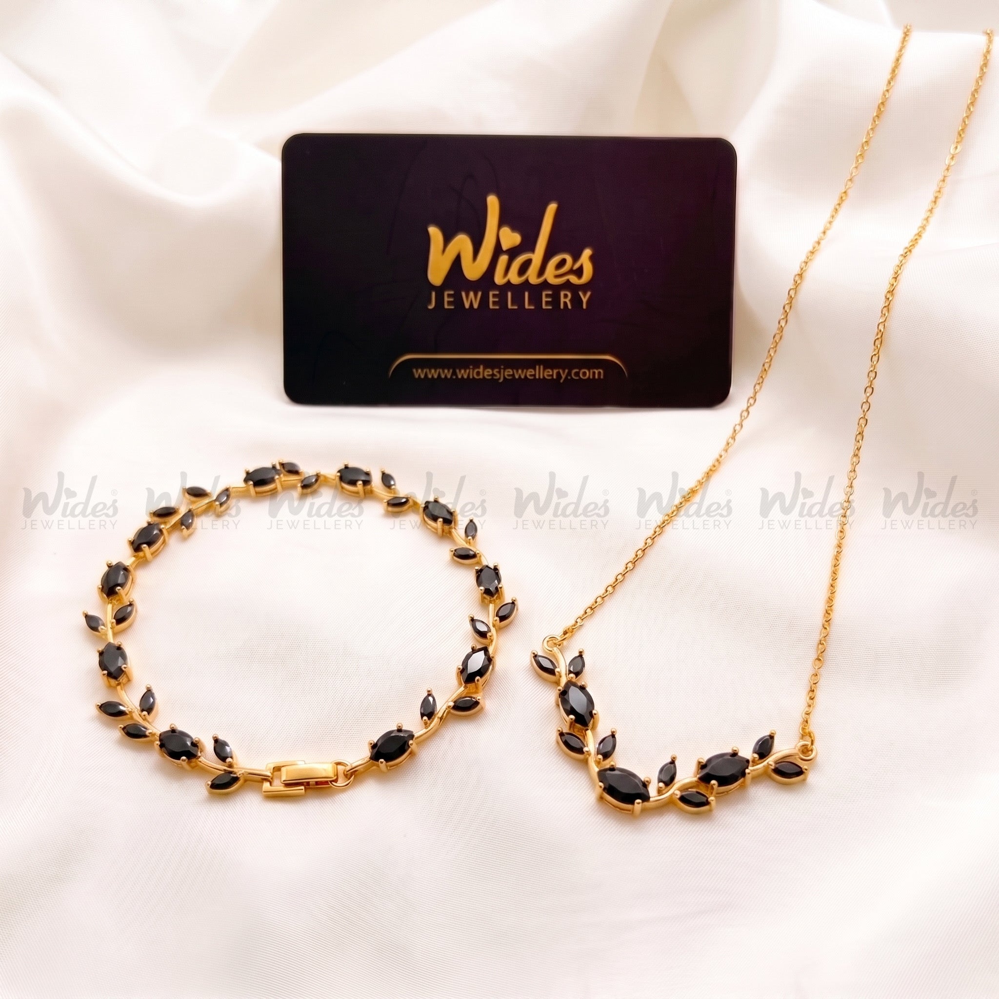 Trending Tulip Bracelet & Necklace Set for Girls/Women