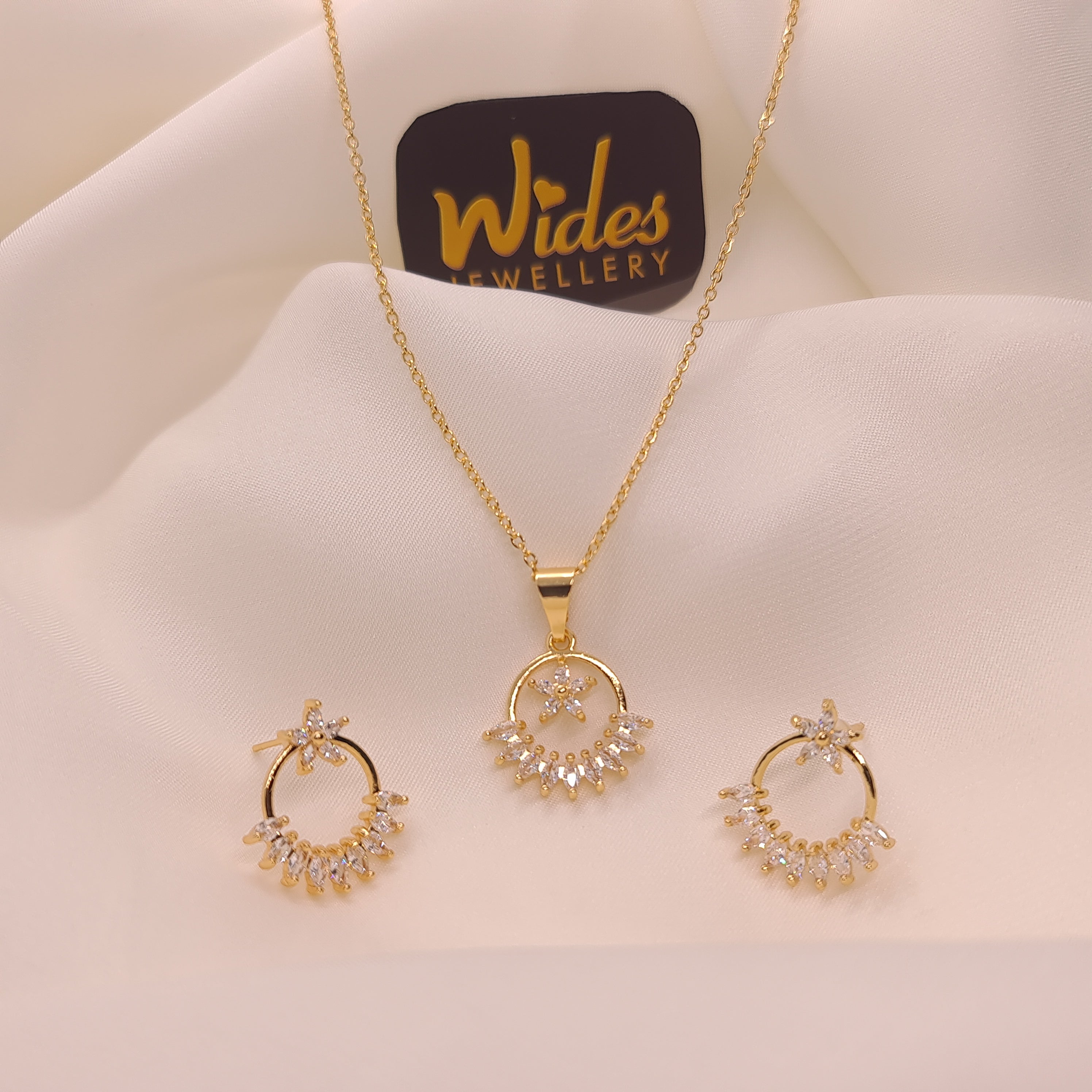 Vintage Gemstone Necklace Set For Girls/Women