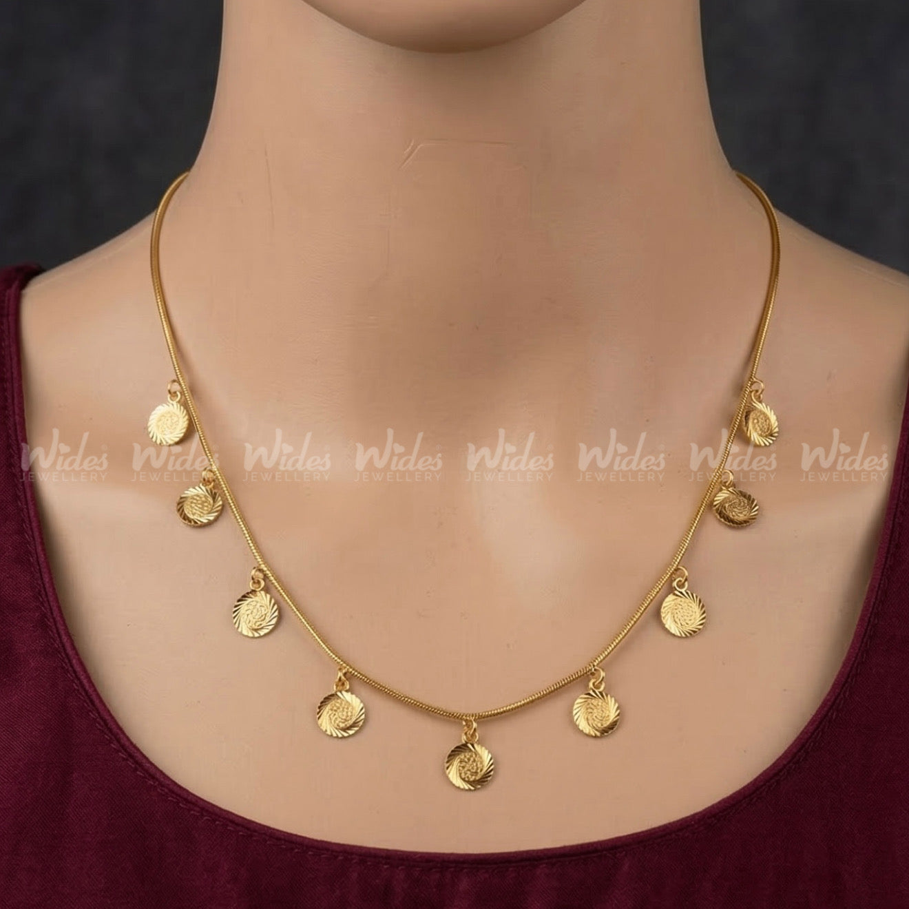 Traditional Golden Coin Chain/Neclace for Girls/Women