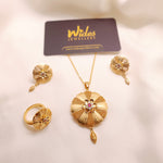 Majestic Gold-Plated Jewelry Set for Girls/Women