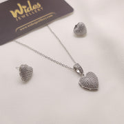 Filled Heart Locket Set for Girls/Women