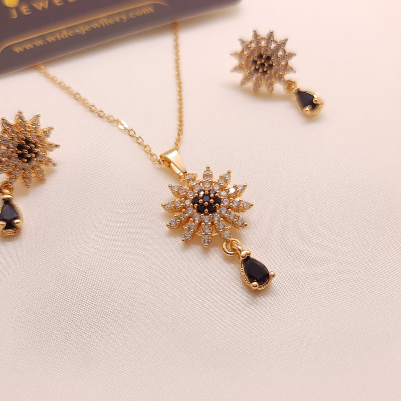 Sunflower Locket Set for Girls/Women