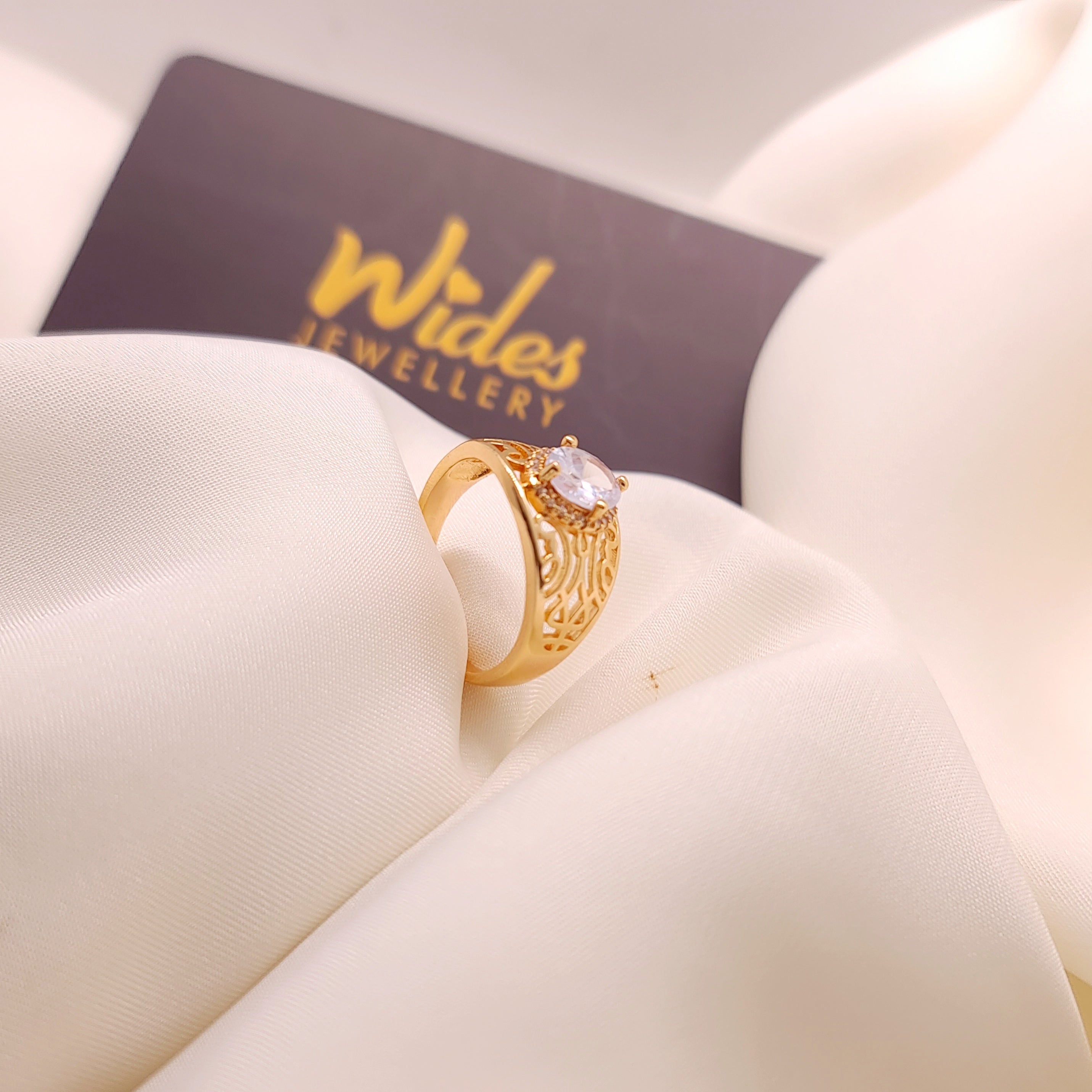 Solitaire Filigree Ring for Girls/Women