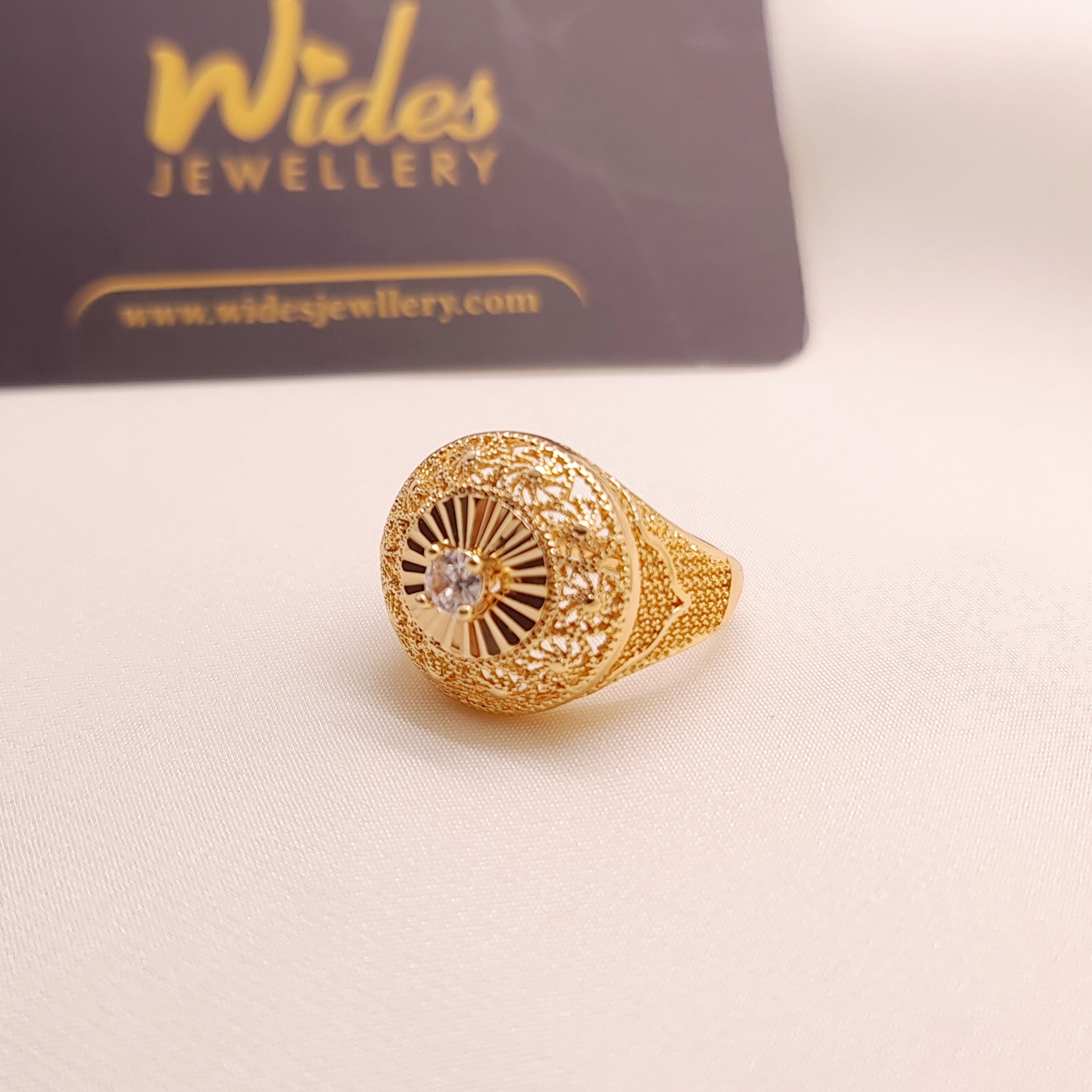 Crimson Orb Ring for Girls/Women
