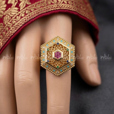 Empress Mandala Ring for Girls/Women