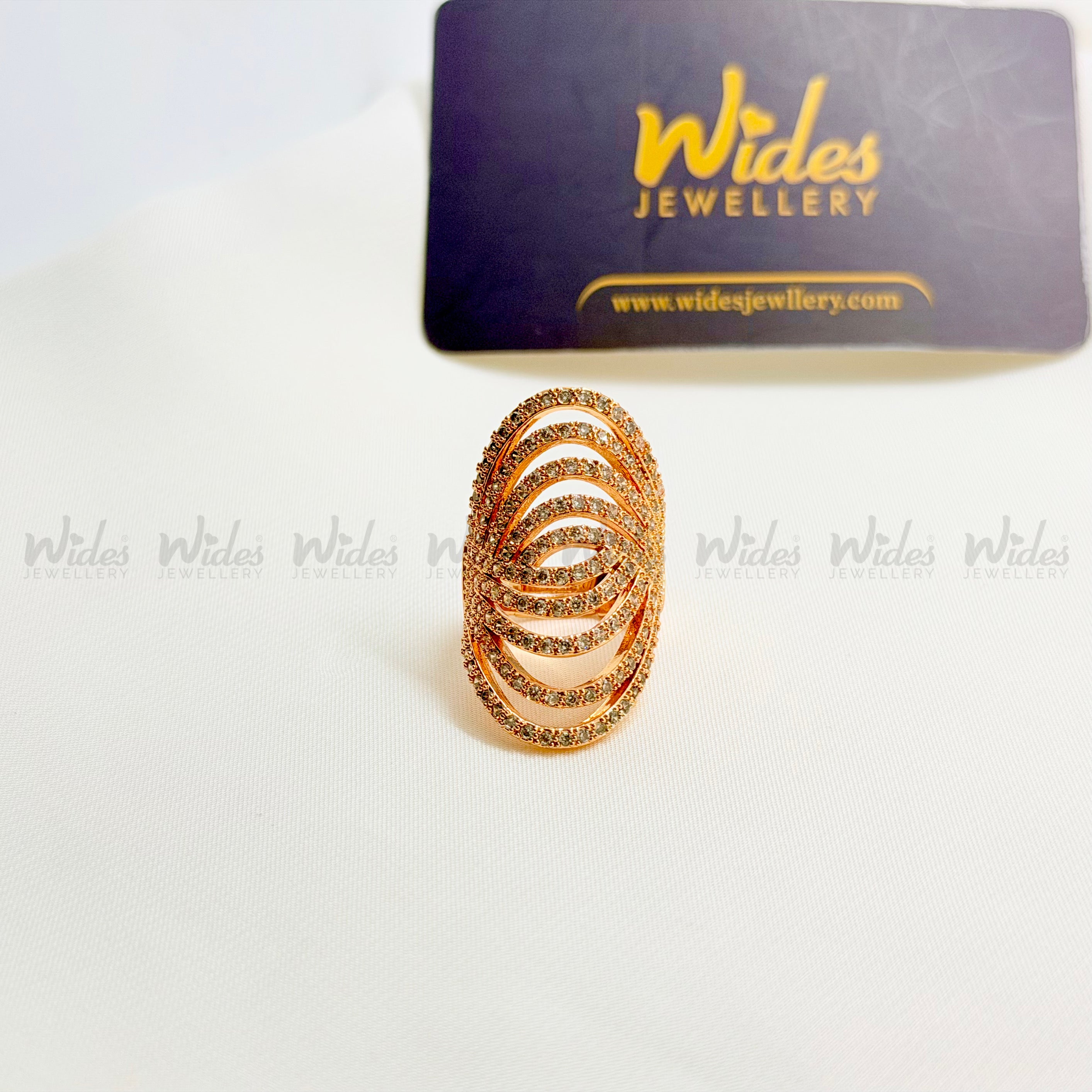 Zircon Vortex Ring for Girls/Women