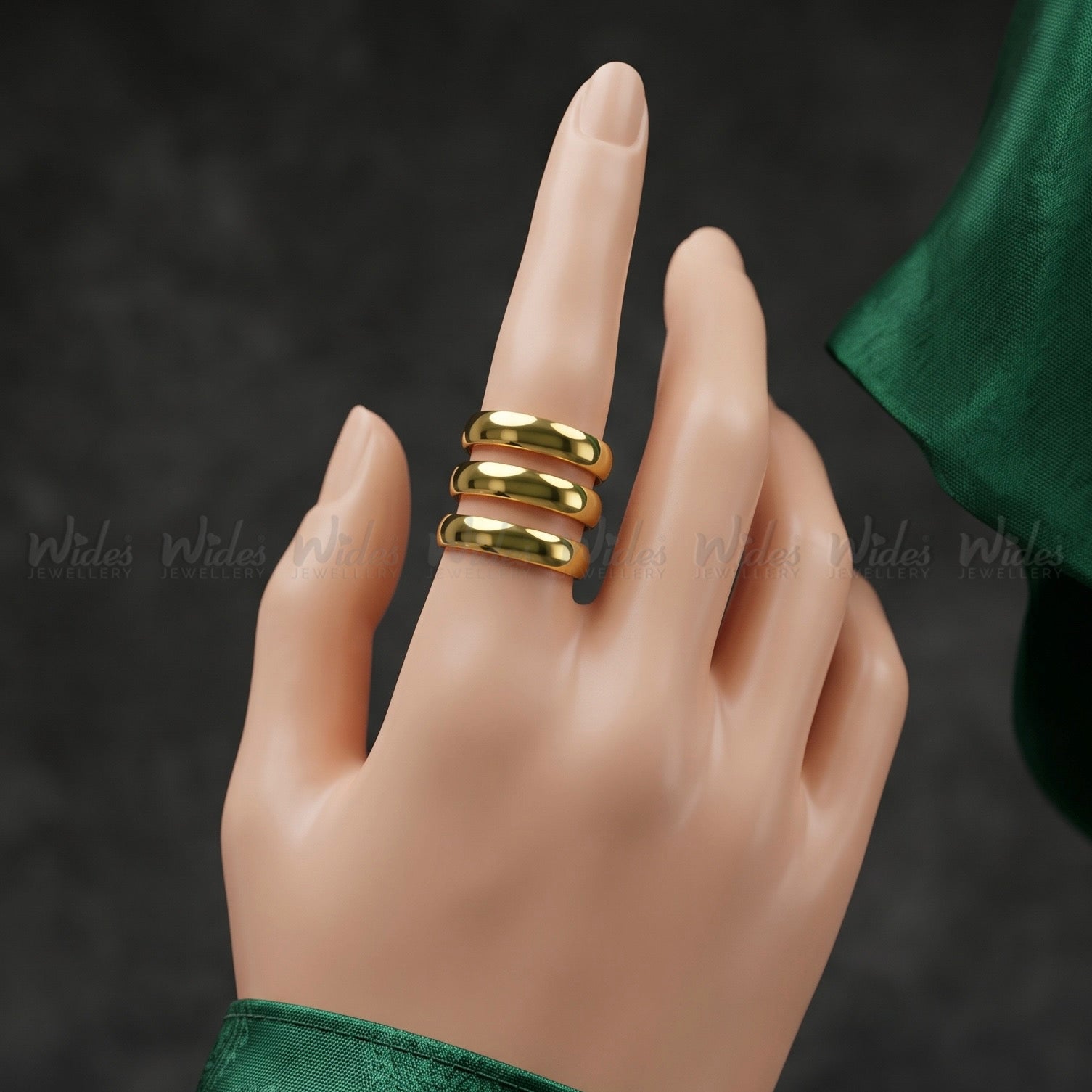 Trio Band Ring for Girls/Women