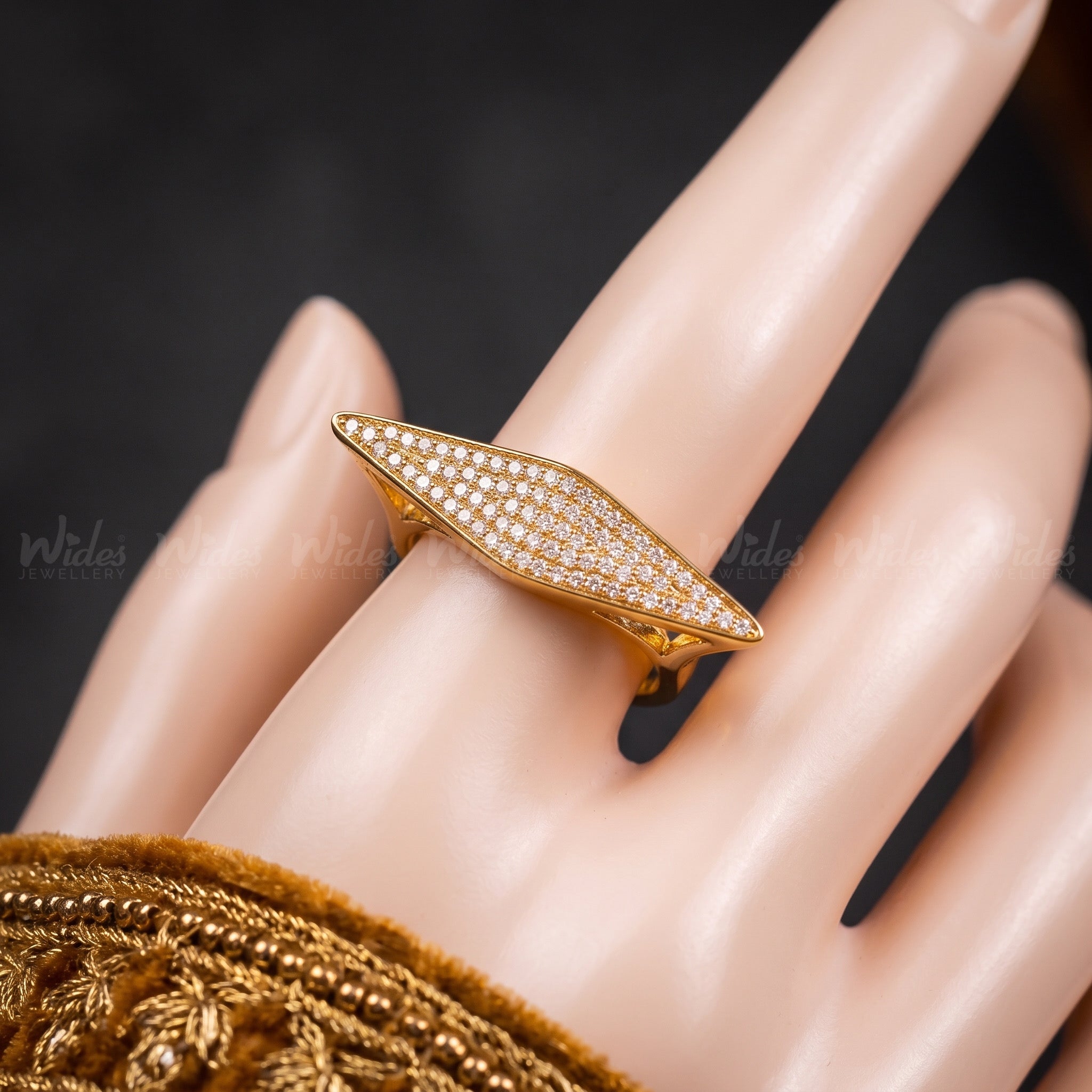 Marquise Pavé Ring for Girls/Women