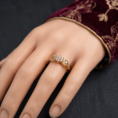 Floral Swirl Ring for Girls/Women