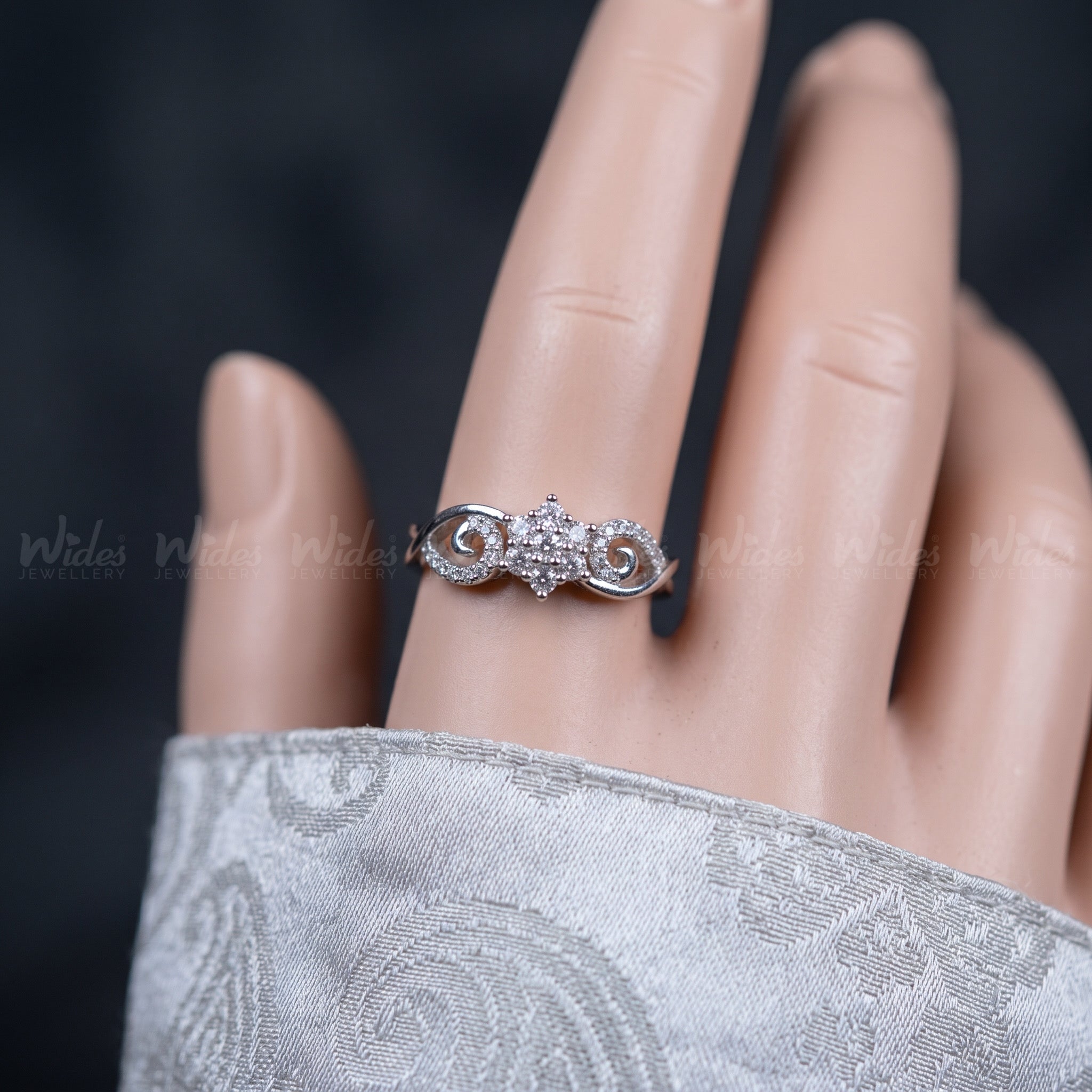 Floral Swirl Ring for Girls/Women