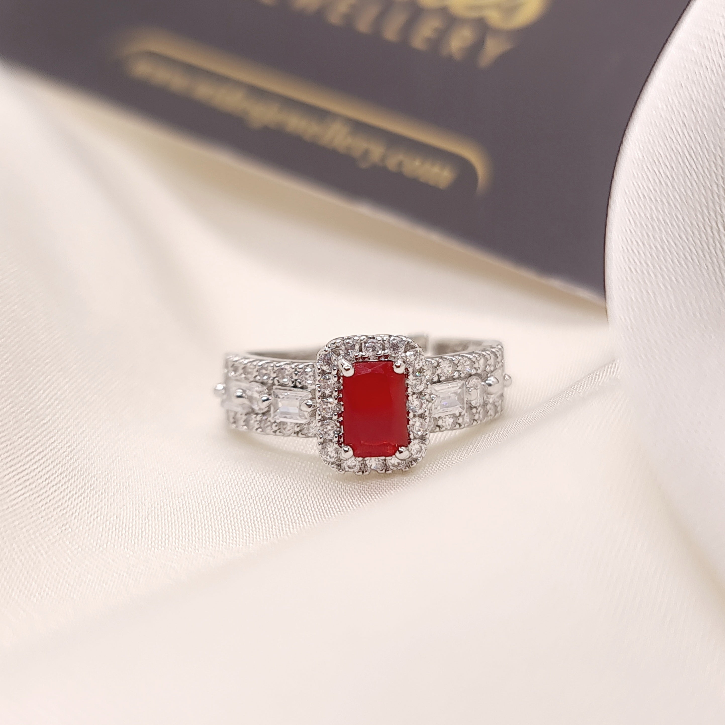 Luxurious Ring Design With Multiple Colors for Girls/Women