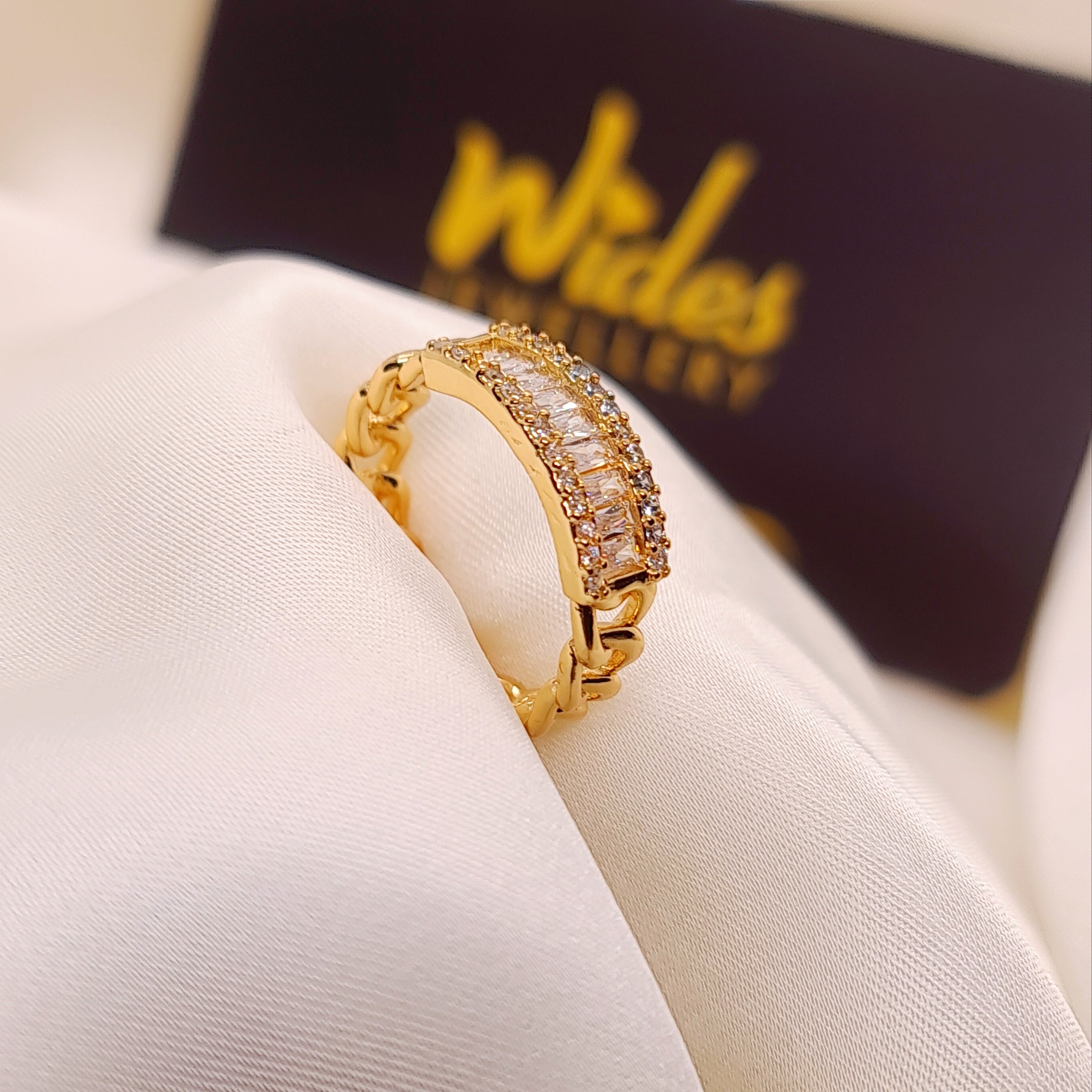 Quad Line Beautiful Design Ring for Girls/Women