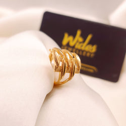 Exquisite Gold-Plated Ring for Girls/Women