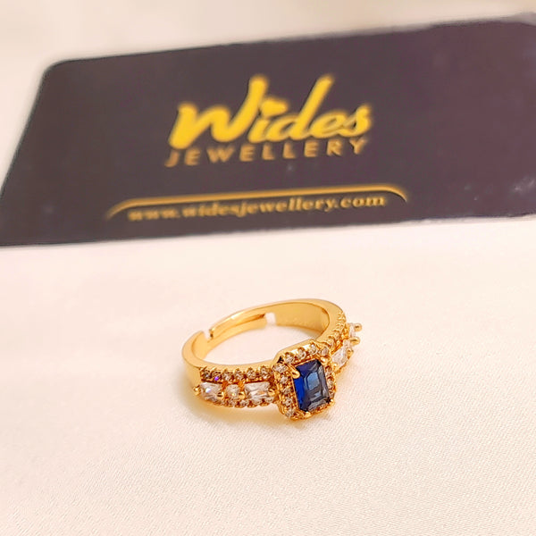 Luxurious Blue Stone Ring for Girls/Women