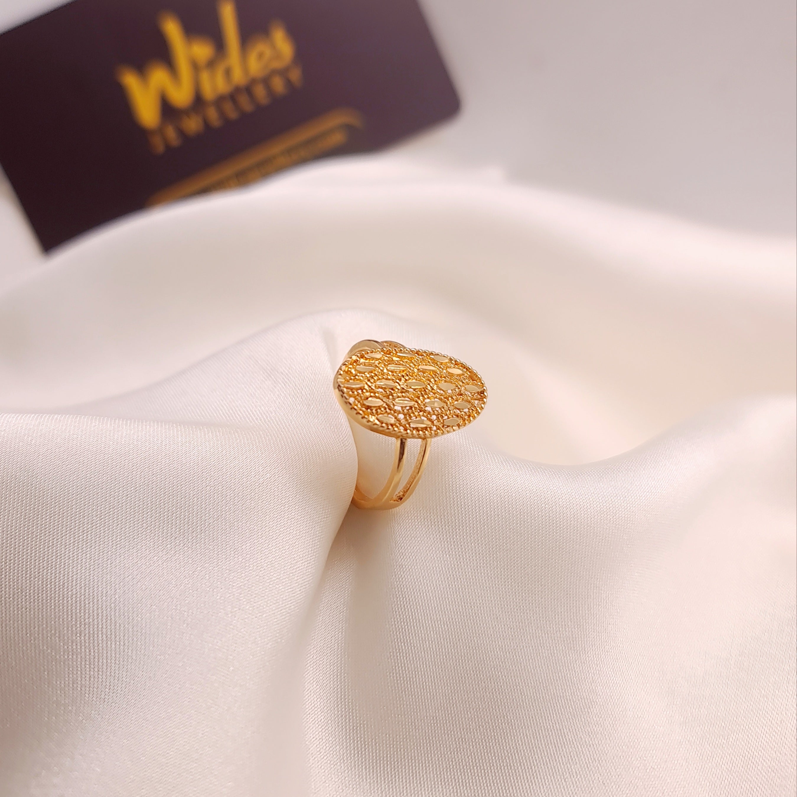 Textured Oval Ring for Girls/Women