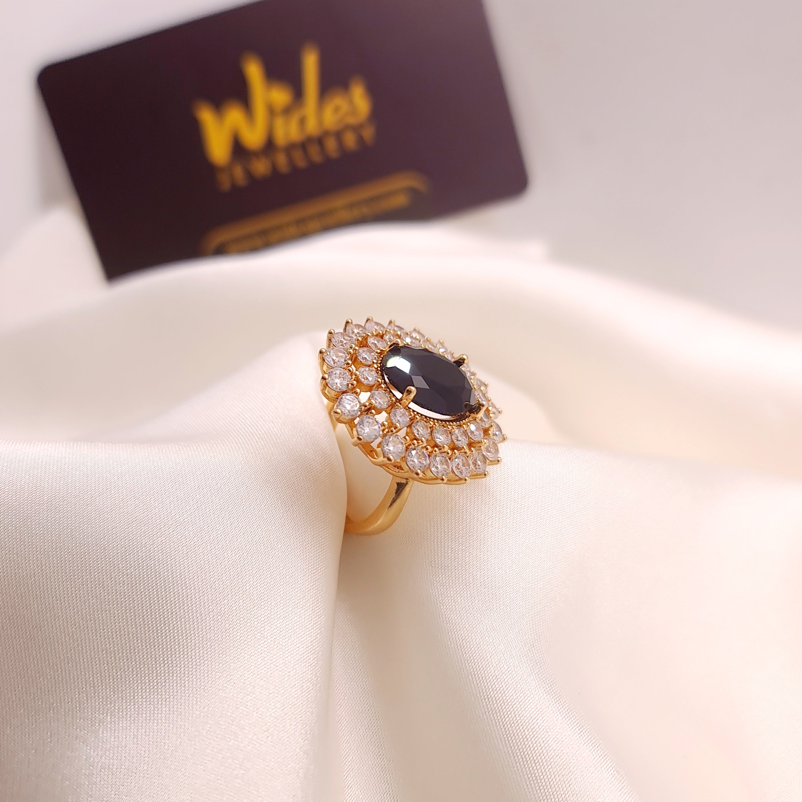 Gemstone Burst Ring for Girls/Women