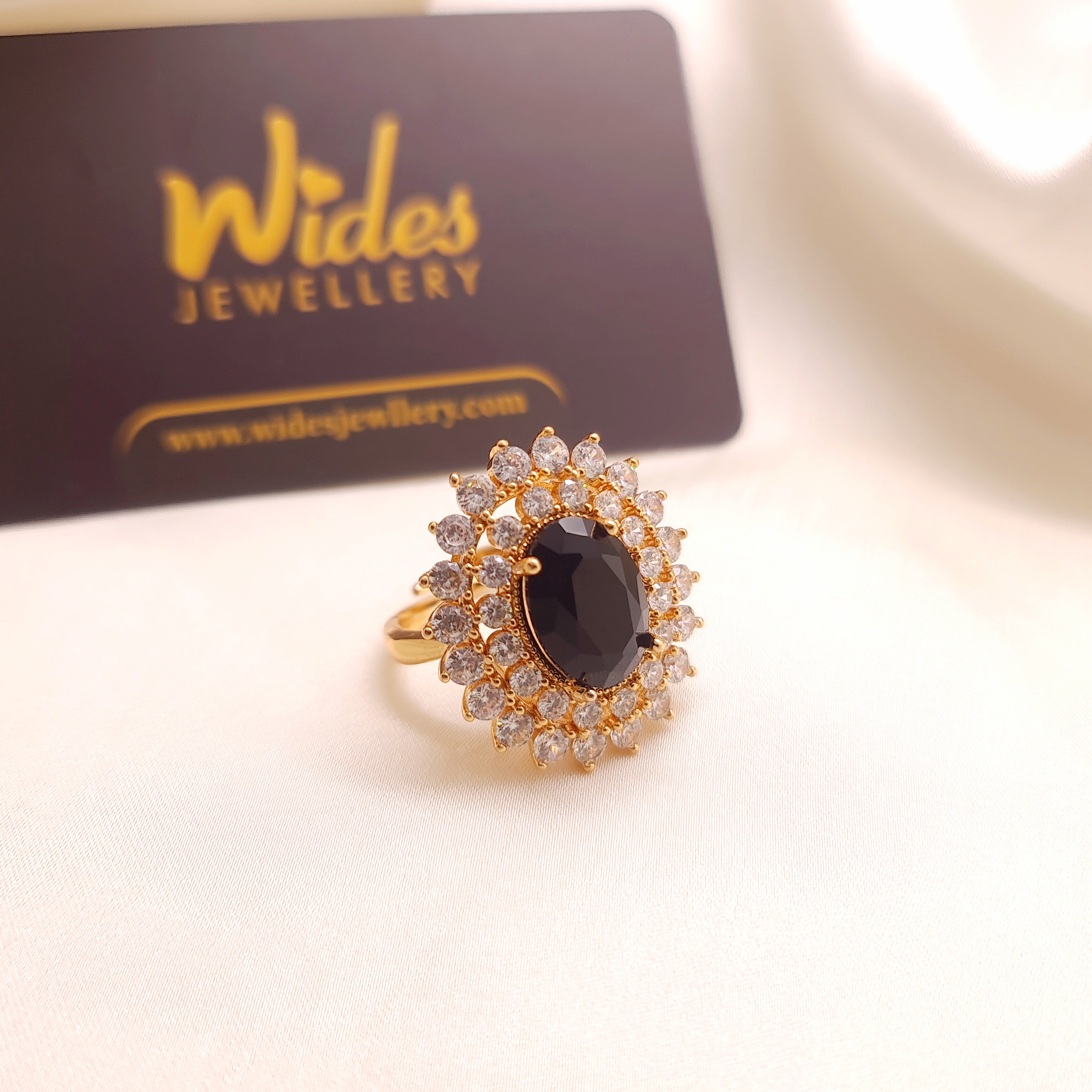 Gemstone Burst Ring for Girls/Women
