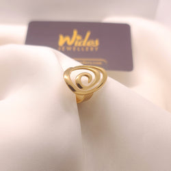 Gold-Plated Koru Ring for Girls/Women