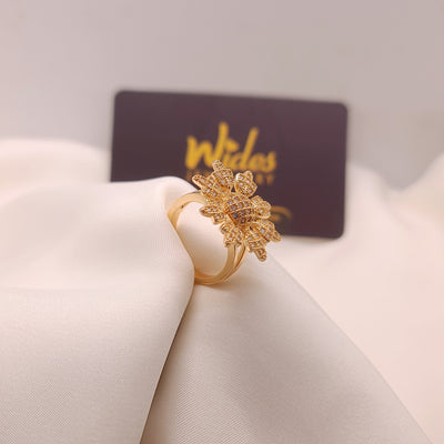 Floral Petal Cluster Ring for Girls/Women