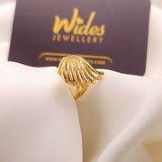 Gold-Plated Winged Ring for Girls/Women