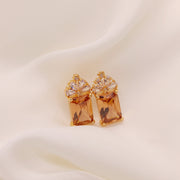 Elegant Golden Stone Earrings for Girls/Women